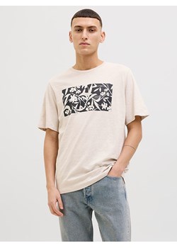 Jack &amp; Jones Koszulka "Jeff" w kolorze kremowym ze sklepu Limango Polska w kategorii T-shirty męskie - zdjęcie 189359554