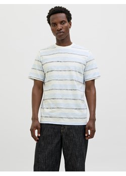 Jack &amp; Jones Koszulka "Birk" w kolorze błękitno-białym ze sklepu Limango Polska w kategorii T-shirty męskie - zdjęcie 189359872