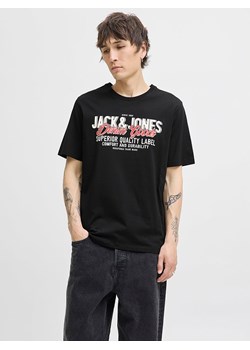 Jack &amp; Jones Koszulka "Jjelogo" w kolorze czarnym ze sklepu Limango Polska w kategorii T-shirty męskie - zdjęcie 189360194