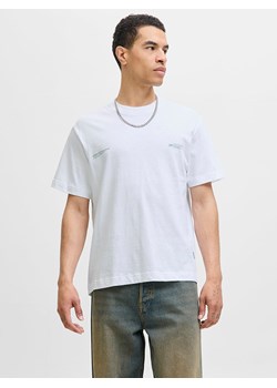 Jack &amp; Jones Koszulka "Jorbillyburg Photo" w kolorze białym ze sklepu Limango Polska w kategorii T-shirty męskie - zdjęcie 189360414