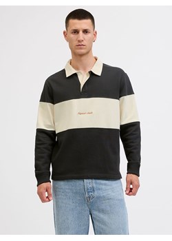 Jack &amp; Jones Bluza w kolorze czarno-kremowym ze sklepu Limango Polska w kategorii Bluzy męskie - zdjęcie 189360632