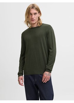 Jack &amp; Jones Sweter w kolorze ciemnozielonym ze sklepu Limango Polska w kategorii Swetry męskie - zdjęcie 189360712