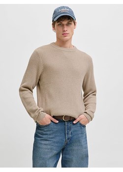 Jack &amp; Jones Sweter w kolorze beżowym ze sklepu Limango Polska w kategorii Swetry męskie - zdjęcie 189360940