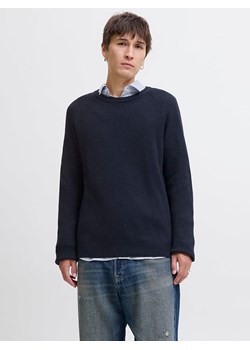 Jack &amp; Jones Sweter w kolorze granatowym ze sklepu Limango Polska w kategorii Swetry męskie - zdjęcie 189360974