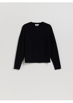 Reserved - Wełniany sweter - czarny ze sklepu Reserved w kategorii Swetry damskie - zdjęcie 189362882