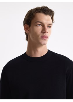 Reserved - Sweter z krótkim rękawem - czarny ze sklepu Reserved w kategorii Swetry męskie - zdjęcie 189363134