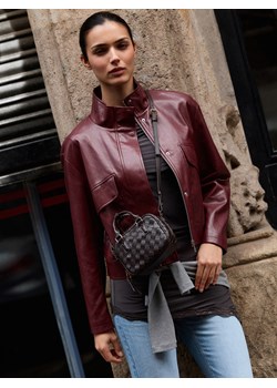 Reserved - Mała torebka na ramię - ciemnobrązowy ze sklepu Reserved w kategorii Torebki damskie - zdjęcie 189363171