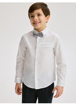 Reserved - Elegancka koszula z muchą - biały ze sklepu Reserved w kategorii Koszule chłopięce - zdjęcie 189363272