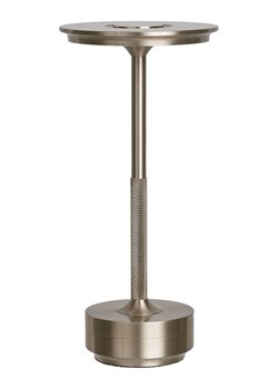 House Nordic Lampa stołowa LED "Lyneham" w kolorze srebrnym - wys. 28,5 cm ze sklepu Limango Polska w kategorii Oświetlenie - zdjęcie 189363940