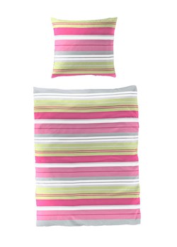 Bierbaum Komplet pościeli w kolorze różowo-zielonym z kory ze sklepu Limango Polska w kategorii Pościele - zdjęcie 189363970