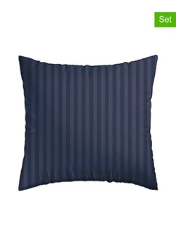 CXL by Christian Lacroix Satynowe poszewki (2 szt.) w kolorze granatowym na poduszkę ze sklepu Limango Polska w kategorii Poduszki dekoracyjne - zdjęcie 189363974