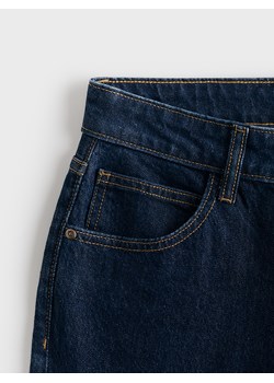 Reserved - Jeansy straight - granatowy ze sklepu Reserved w kategorii Jeansy damskie - zdjęcie 189364661