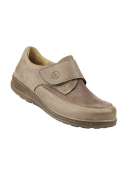 Wygodne półbuty damskie podwyższona tęgość Helios Komfort 473, beżowe ze sklepu ulubioneobuwie w kategorii Półbuty damskie - zdjęcie 189364922