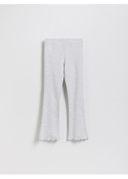 Reserved - Legginsy flare - jasnoszary ze sklepu Reserved w kategorii Spodnie dziewczęce - zdjęcie 189365644