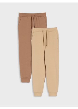 Sinsay - Spodnie dresowe 2 pack - brązowy ze sklepu Sinsay w kategorii Spodnie chłopięce - zdjęcie 189365842