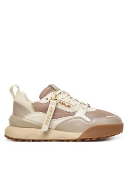 Sneakersy REPLAY GWS9H .000.C0019L Beżowy ze sklepu eobuwie.pl w kategorii Buty sportowe damskie - zdjęcie 189365923