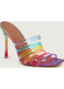 Kurt Geiger Klapki na szpilce MADDISON | z dodatkiem skóry ze sklepu Gomez Fashion Store w kategorii Klapki damskie - zdjęcie 189366963