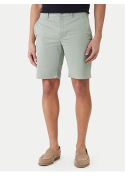 Tommy Hilfiger Szorty materiałowe Deton 9.5 MW0MW42351 Zielony Slim Fit ze sklepu MODIVO w kategorii Spodenki męskie - zdjęcie 189367151