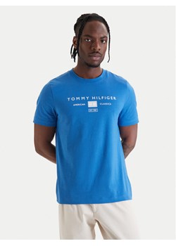 Tommy Hilfiger T-Shirt Brand Love MW0MW42365 Niebieski Regular Fit ze sklepu MODIVO w kategorii T-shirty męskie - zdjęcie 189368830
