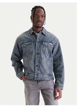 Calvin Klein Jeans Kurtka jeansowa 90s LV04RF723G Szary Regular Fit ze sklepu MODIVO w kategorii Kurtki męskie - zdjęcie 189368851