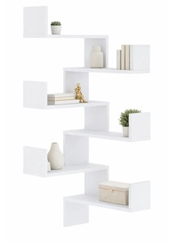 Zestaw 2 Białych Półek Narożnych P5-W47 ze sklepu Edinos.pl w kategorii Regały i witryny - zdjęcie 189370612