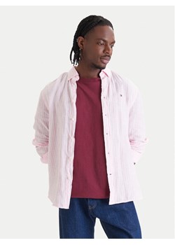 Tommy Hilfiger Koszula Bengal MW0MW42400 Różowy Regular Fit ze sklepu MODIVO w kategorii Koszule męskie - zdjęcie 189370693