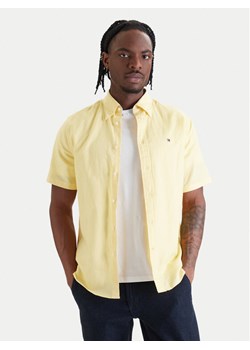 Tommy Hilfiger Koszula MW0MW42450 Żółty Regular Fit ze sklepu MODIVO w kategorii Koszule męskie - zdjęcie 189370722