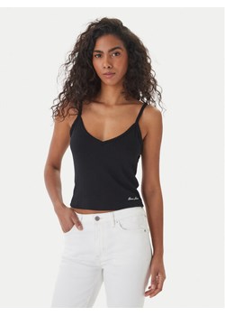 Guess Jeans Top W6GPB5 KG372 Czarny Regular Fit ze sklepu MODIVO w kategorii Bluzki damskie - zdjęcie 189371860