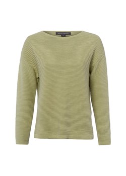 Franco Callegari Damski sweter z dzianiny z dodatkiem lnu Kobiety Bawełna groszkowy jednolity ze sklepu vangraaf w kategorii Swetry damskie - zdjęcie 189372564