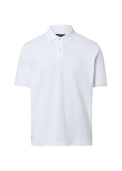 Andrew James Męska koszulka polo Mężczyźni Bawełna biały jednolity ze sklepu vangraaf w kategorii T-shirty męskie - zdjęcie 189372584