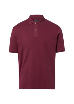 Andrew James Męska koszulka polo Mężczyźni Bawełna bordowy jednolity ze sklepu vangraaf w kategorii T-shirty męskie - zdjęcie 189372590