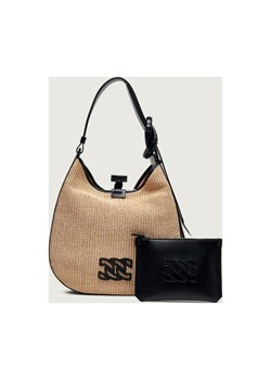 Casadei Hobo + saszetka QT | z dodatkiem skóry ze sklepu Gomez Fashion Store w kategorii Torebki hobo - zdjęcie 189372660