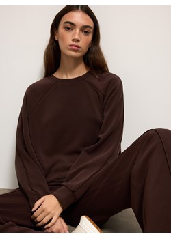 Mohito - Brązowa bluza z modalem - brązowy ze sklepu Mohito w kategorii Bluzy damskie - zdjęcie 189373770
