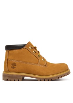 Trapery Timberland Premium Wp Chukka TB1230612311 Brązowy ze sklepu eobuwie.pl w kategorii Buty zimowe męskie - zdjęcie 189375513