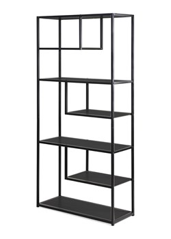 Lifa Living Regał "Saint Tropez" w kolorze czarnym - 82 x 175 x 34 cm ze sklepu Limango Polska w kategorii Regały i witryny - zdjęcie 189378392