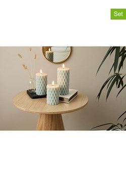 Lifa Living Świece LED (3 szt.) w kolorze jasnoszarym ze sklepu Limango Polska w kategorii Świece i dyfuzory - zdjęcie 189378424