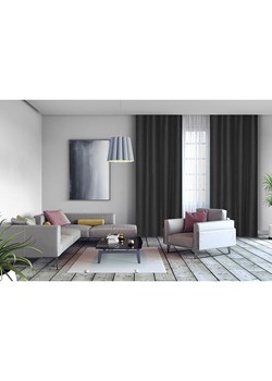 Lifa Living Zasłona "Luxe" w kolorze czarnym ze sklepu Limango Polska w kategorii Tekstylia - zdjęcie 189378632