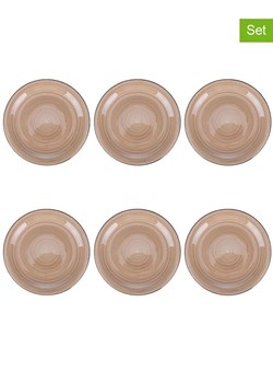 Villa d´Este Talerze obiadowe (6 szt.) w kolorze pomarańczowym - Ø 26,4 cm ze sklepu Limango Polska w kategorii Naczynia - zdjęcie 189378833