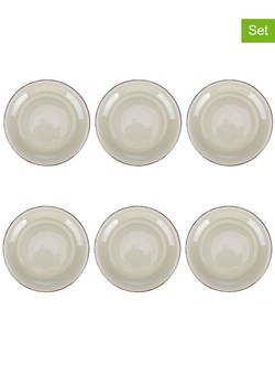 Villa d´Este Talerze obiadowe (6 szt.) "4 Toni" w kolorze beżowym - Ø 27 cm ze sklepu Limango Polska w kategorii Naczynia - zdjęcie 189378840