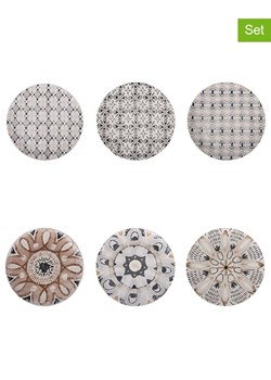 Villa d´Este Talerze śniadaniowe (6 szt.) "Bohemian" w kolorze szaro-brązowym - Ø 19 cm ze sklepu Limango Polska w kategorii Naczynia - zdjęcie 189378881