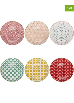 Villa d´Este Talerze (6 szt.) "Confusion" ze wzorem na owoce - Ø 19 cm ze sklepu Limango Polska w kategorii Naczynia - zdjęcie 189378932