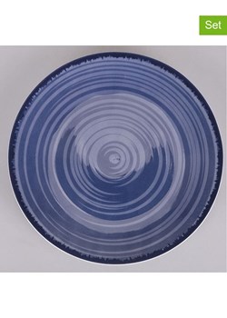 Villa d´Este Talerze obiadowe (6 szt.) "Baita" w kolorze granatowym - Ø 27 cm ze sklepu Limango Polska w kategorii Naczynia - zdjęcie 189378961