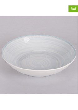 Villa d´Este Talerze głębokie (6 szt.) "Baita" w kolorze biało-błękitnym - Ø 20,5 cm ze sklepu Limango Polska w kategorii Naczynia - zdjęcie 189378962