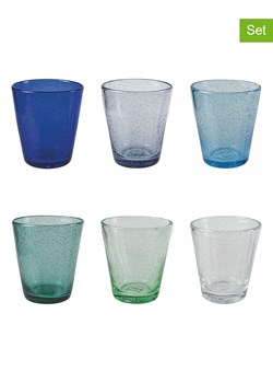 Villa d´Este Szklanki (6 szt.) "Cancun" w kolorze niebieskim - 330 ml ze sklepu Limango Polska w kategorii Naczynia - zdjęcie 189379202