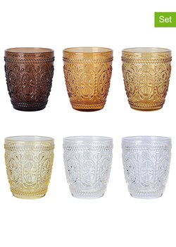 Villa d´Este Szklanki (6 szt.) "Imperial" w różnych kolorach - 300 ml ze sklepu Limango Polska w kategorii Naczynia - zdjęcie 189379343