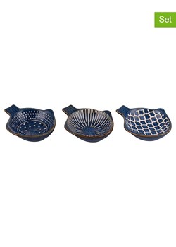 Villa d´Este Miski (3 szt.) "Fish" w kolorze granatowym - Ø 10 cm ze sklepu Limango Polska w kategorii Naczynia - zdjęcie 189379682