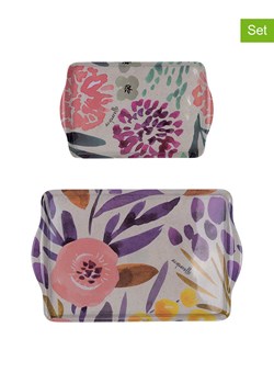 Villa d´Este Tace (2 szt.) "Acquerello" w kolorze fioletowo-jasnoróżowym do serwowania ze sklepu Limango Polska w kategorii Misy i tace dekoracyjne - zdjęcie 189379761