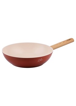 Villa d´Este Wok "Radici" w kolorze pomarańczowym - Ø 28 cm ze sklepu Limango Polska w kategorii Garnki - zdjęcie 189380353