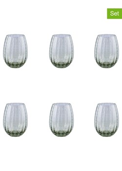 Villa d´Este Szklanki (6 szt.) "Shiraz" w kolorze zielonym - 525 ml ze sklepu Limango Polska w kategorii Naczynia - zdjęcie 189380533