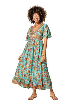 Aller Simplement Sukienka w kolorze turkusowo-pomarańczowym ze sklepu Limango Polska w kategorii Sukienki - zdjęcie 189380662